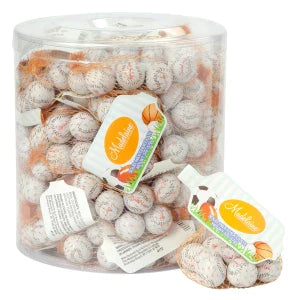 Madelaine Milk Chocolate Foiled Baseballs 2 Oz Mesh Bag