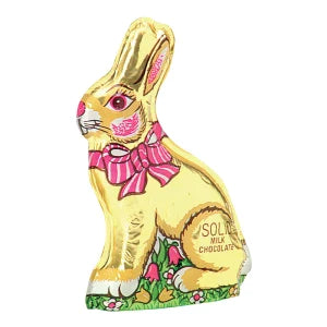 Madelaine Milk Chocolate Foiled Sitting Rabbit 2.5 Oz