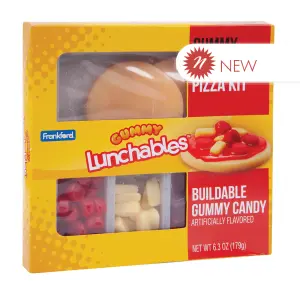 Lunchables Gummy Pepperoni Pizza Kit 6.3 Oz Box