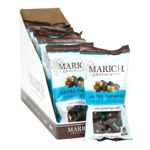 Marich Dark Chocolate Sea Salt Caramels 2.1 Oz