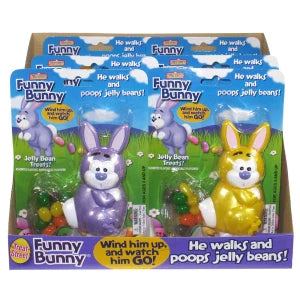 Funny Bunny Wind Up 0.28 Oz Candy Dispenser