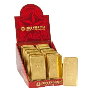 Fort Knox Ingots Foiled Gold Bar 1 Oz