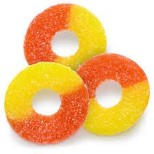 Albanese Gummi Peach Rings 4.5lb