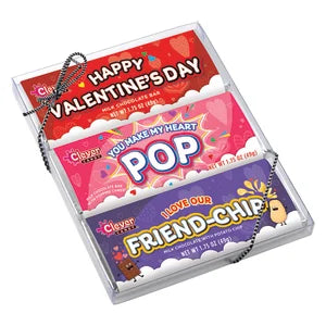 Valentine's Day - Wrapper Bars - 3pk - 5.25oz