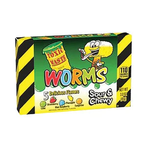 Toxic Waste Sour Worms 3 Oz