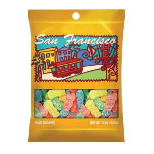 Amusemints San Francisco Sour Buddies 5 Oz Peg Bag *sf Dc Only*