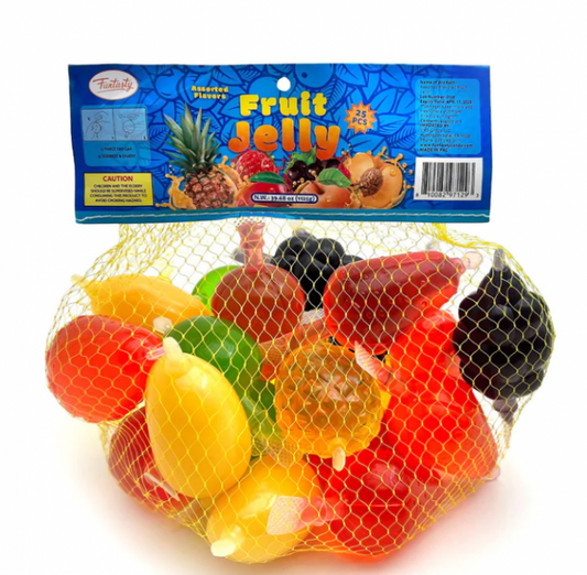 Funtasty 25pc Squeezable Fruit Jelly Candy