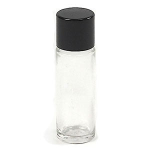 1/4 fl oz Clear Glass Bottle with Lid