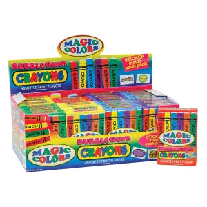 Magic Color Bubblegum Crayons