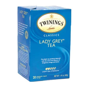 Twinings Lady Grey Tea 20 Ct Box