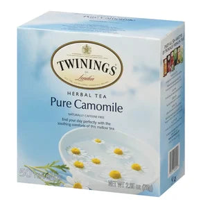 Twinings Pure Camomile Herbal Tea 50 Ct Box