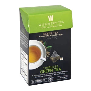 Wissotzky Timeless Green Tea 16 Ct Box