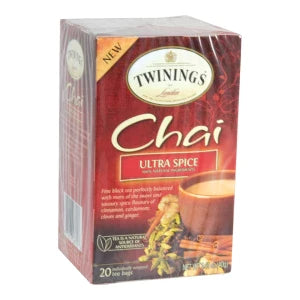 Twinings Ultra Spice Chai Tea 20 Ct Box