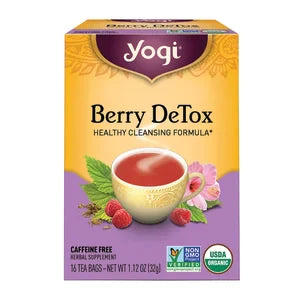 Yogi Tea Berry Detox 16 Ct Box