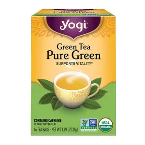 Yogi Tea Green Pure Green 16 Ct Box