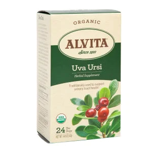 Alvita Tea Organic Uva Ursi Tea Bags 24 Ct Box