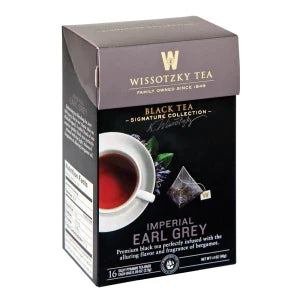 Wissotzky Imperial Early Grey Tea 16 Ct Box