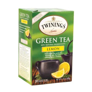 Twinings Lemon Green Tea 20 Ct Box