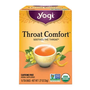 Yogi Tea Throat Comfort 16 Ct Box