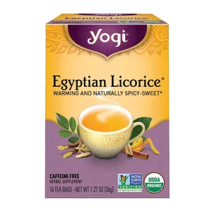 Yogi Tea Egyptian Licorice 16 Ct Box