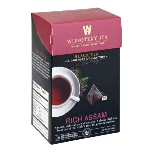 Wissotzky Rich Assam Tea 16 Ct Box