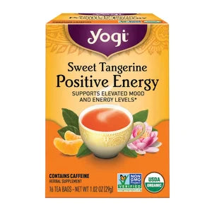 Yogi Tea Sweet Tangerine Positive Energy 16 Ct Box