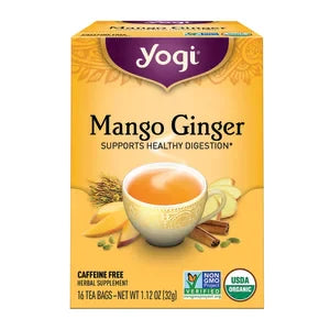 Yogi Tea Mango Ginger 16 Ct Box