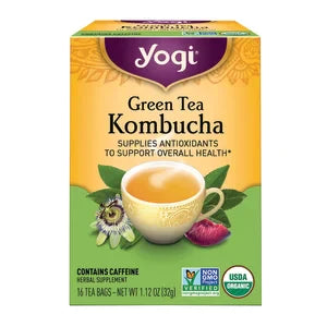 Yogi Tea Kombucha Green 16 Ct Box