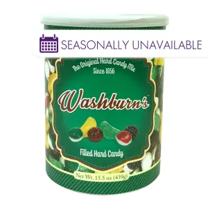 Washburn's Filled Hard Candy 15.5 Oz Canister