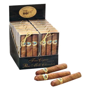 Thompson Milk Chocolate Candy Cigar 3 Pk 3 Oz