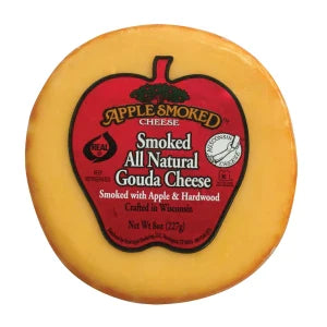 Apple Smoked All Natural Gouda Cheese 8 Oz