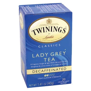 Twinings Decaf Lady Grey Tea 20 Ct Box