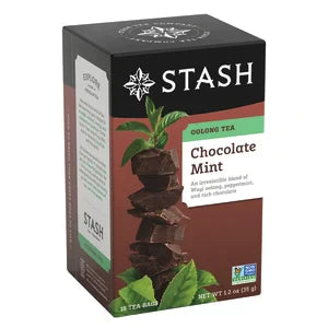 Stash Chocolate Mint Oolong Tea 18 Ct Box