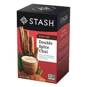 Stash Double Spice Chai Black Tea 18 Ct Box