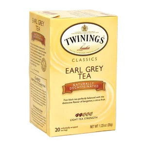 Twinings Decaf Earl Grey Tea 20 Ct Box