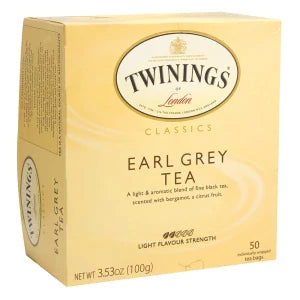 Twinings Earl Grey Tea 50 Ct Box