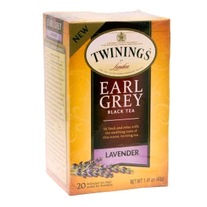 Twinings Earl Grey Lavender Black Tea 20 Ct Box