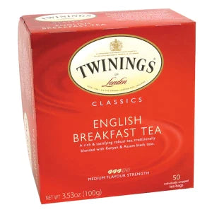 Twinings English Breakfast Tea 50 Ct Box