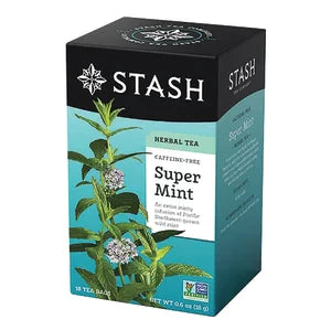 Stash Super Mint Herbal Tea 18 Ct Box