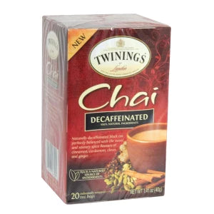 Twinings Decaf Chai Tea 20 Ct Box