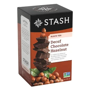 Stash Decaf Chocolate Hazelnut Tea 18 Ct Box