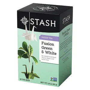 Stash Fusion Green And White Tea 18 Ct Box