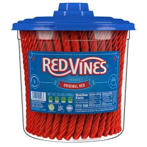 Red Vines Original Red Licorice Tub *sf Dc Only*