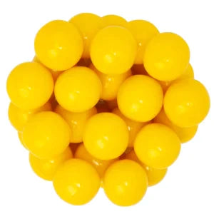 Yellow Banana Flavored Gumballs 850 Ct