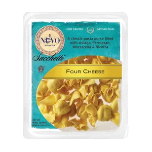 Nuovo Four Cheese Sacchetti Pasta 9 Oz