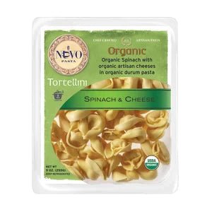 Nuovo Organic Spinach And Cheese Tortellini Pasta 9 Oz