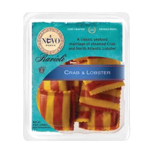 Nuovo Crab And Lobster Ravioli Pasta 9 Oz