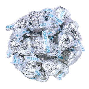 Hershey's Kisses Silver Foiled