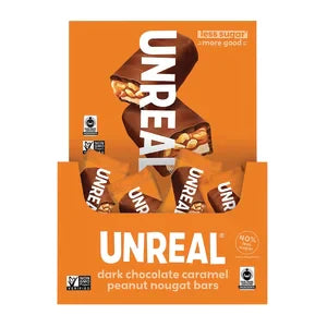 Unreal Dark Chocolate Peanut Nougat Bar 0.67 Oz