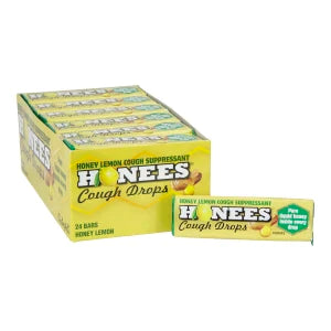 Honees Honey Lemon Cough Drops 9 Pc Stick